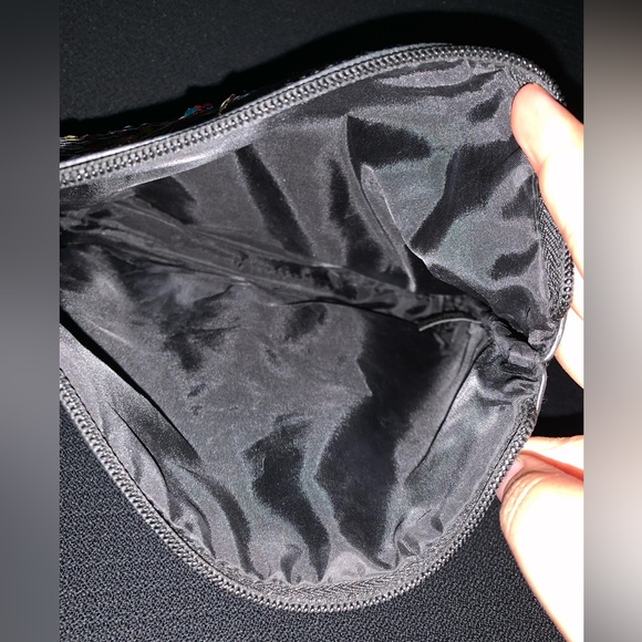 Victoria Secret Rainbow Sequin Makeup Bag - Picture 5 of 5